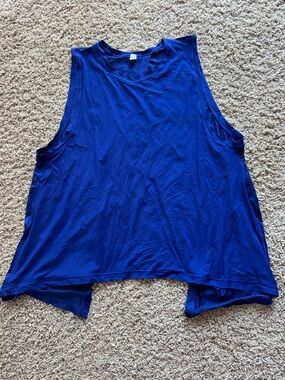 lululemon athletica Sleeveless Relaxed Wrap Tank - Cobalt
